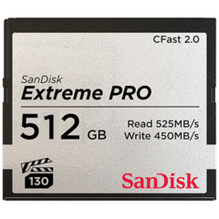 SanDisk 512GB Extreme PRO CFast 2.0
