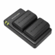 LP-E6N Compatible Rechargeable Battery Pack (2-Pack, Dual USB Battery Charger, 2000mAh)