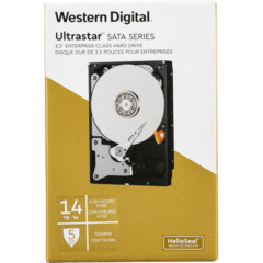 WD 14TB Ultrastar 7200 rpm SATA 3.5" Internal Data Center HDD