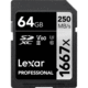 64GB Professional 1667x UHS-II SDXC