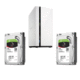 TS-228A 2-Bay NAS Enclosure, Quad-Core 1.4GHz, W/2x Seagate 4TB Hard Drive