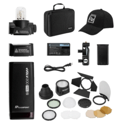 Flashpoint eVOLV 200 Pro TTL Round Head Pro Kit (Godox AD200 Pro)