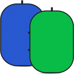 Neewer Collapsible Reversible Background (5'x7', Chroma-Key Blue/Green)
