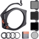 X PRO Square Filter Holder System (95mm CPL + Square ND8/64/1000 + 4 Adapter Rings)