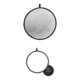 2-in-1 Collapsible Reflector & Diffuser Kit (32", Silver/White)
