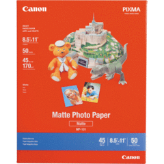 Canon Matte Photo Paper (8.5 x 11", 50 Sheets)